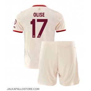 Bayern Munich Michael Olise #17 Kolmaspaita Lapsille 2024-25 Lyhythihainen (+ shortsit)